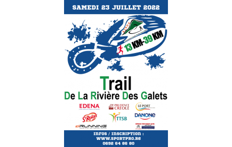 Trail de la rivière des galets, leu trail de la chaloupe et semi-raid 974.